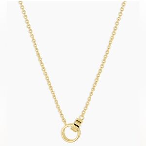 NWT Gorjana Rose Interlocking Necklace